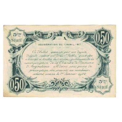 France, Angoulême, 50 Centimes, 1917, EF(40-45), Pirot:9-40