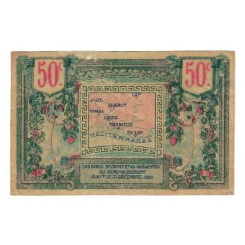 France, Région Provençale, 50 Centimes, Chambre de commerce / Région