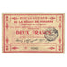 France, Peronne, 2 Francs, 1915, EF(40-45), Pirot:80-415