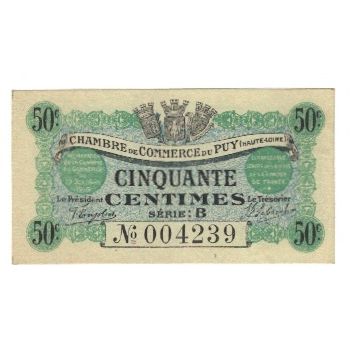 Frankreich, Le Puy, 50 Centimes, 1920, VZ, Pirot:70-5