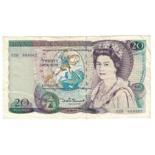 Banknot, Wielka Brytania, 20 Pounds, KM:380b, EF(40-45)