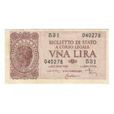 Banconote, Italia, 1 Lira, 1944, 1944-11-23, KM:29c, SPL-