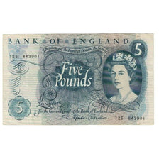 Banknot, Wielka Brytania, 5 Pounds, KM:375b, EF(40-45)