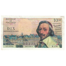 Frankrijk, 10 Nouveaux Francs, Richelieu, 1961, 1961-04-06, TTB, Fayette:57.15