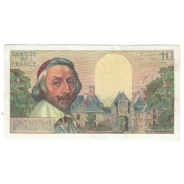 France, 10 Nouveaux Francs, Richelieu, 1961, 1961-04-06, EF(40-45)
