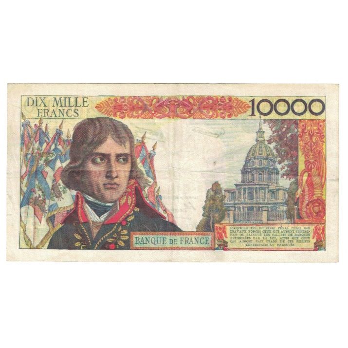 France, 10,000 Francs, Bonaparte, 1957, 1957-11-07, EF(40-45), Fayette:51.10