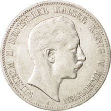 German States, PRUSSIA, Wilhelm II, 5 Mark, 1903, Berlin, EF(40-45),Silver,KM523