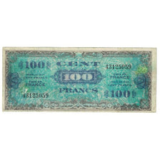 France, 100 Francs, Drapeau/France, 1944, P. Rousseau and R. Favre-Gilly, TB