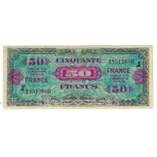France, 50 Francs, 1945 Verso France, 1944, VF(20-25), Fayette:VF24.01, KM:117a