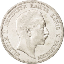 German States, PRUSSIA, Wilhelm II, 5 Mark, 1903, Berlin, EF(40-45),Silver,KM523