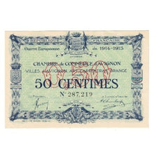 France, Avignon, 50 Centimes, 1915, TTB, Pirot:18-1