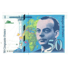 França, 50 Francs, St Exupéry, 1997, D.Bruneel-J.Bonnardin-Y.Barroux