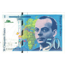 France, 50 Francs, St Exupéry, 1997, D.Bruneel-J.Bonnardin-Y.Barroux, UNC(63)