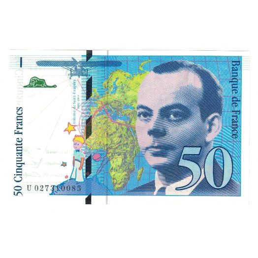 France, 50 Francs, St Exupéry, 1994, D.Bruneel-J.Bonnardin-Y.Barroux