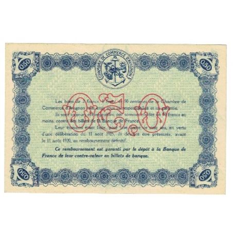 France, Avignon, 50 Centimes, 1915, EF(40-45), Pirot:18-1