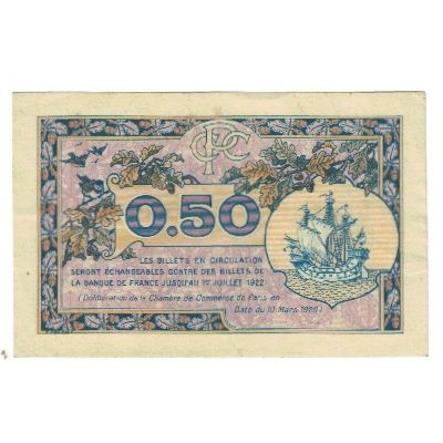 France, 50 Centimes, 1920, 1920-03-10, PARIS, UNC(63)
