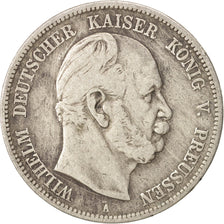 German States, PRUSSIA, Wilhelm I, 5 Mark, 1874, Berlin, VF(30-35), Silver,KM503