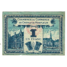 France, Caen et Honfleur, 1 Franc, 1920, EF(40-45), Pirot:34.18