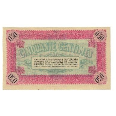 France, Vienne, 50 Centimes, 1921, UNC(63), Pirot:128-20