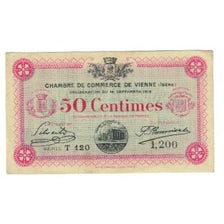 France, Vienne, 50 Centimes, 1920, EF(40-45), Pirot:128-20