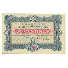 Francia, Strasbourg, 50 Centimes, 1918, BB, Pirot:133-1