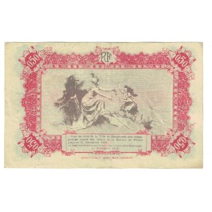Francia, Strasbourg, 50 Centimes, 1918, BB, Pirot:133-1