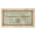 France, Nevers, 50 Centimes, 1915, Chambre de Commerce, VF(20-25), Pirot:90-5