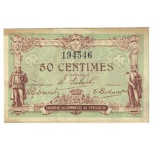 France, Perigueux, 50 Centimes, 1917, EF(40-45), Pirot:98-26