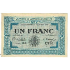 France, Nevers, 1 Franc, 1915, AU(50-53), Pirot:90-7
