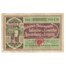 Banknote, Germany, Leipzig Stadt, 1 Mark, personnage, 1897, AU(50-53)