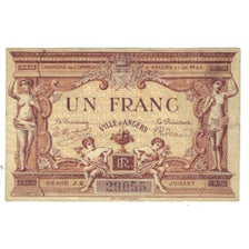 France, Angers, 1 Franc, 1915, EF(40-45), Pirot:8-6
