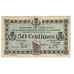 France, Chalon-s-/-Saône, Autun & Louhans, 50 Centimes, 1916, Chambre de