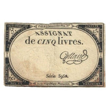 Frankreich, 5 Livres, 1793, 595A, S+, KM:A76, Lafaurie:171