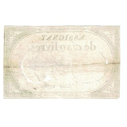Francia, 5 Livres, 1793, SERIE 24759, BB, KM:A76, Lafaurie:171