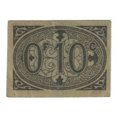 Banknote, Algeria, 10 Centimes, Chambre de Commerce, 1917, 1917-03-09, EF(40-45)