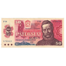 Banknote, Czechoslovakia, 50 Korun, 1987, KM:96a, AU(55-58)