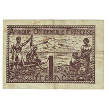 Banknote, French West Africa, 1 Franc, KM:34b, EF(40-45)