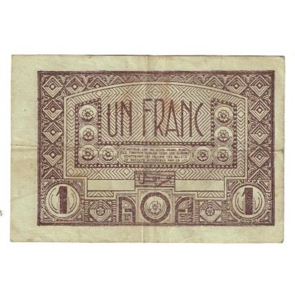 Banknote, French West Africa, 1 Franc, KM:34b, EF(40-45)