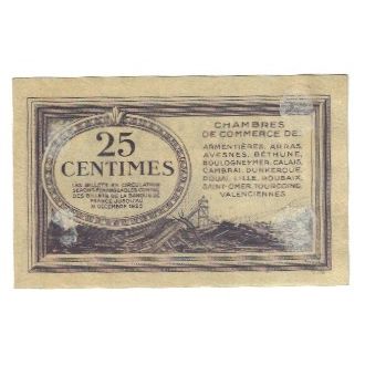 France, Arras, 25 Centimes, EF(40-45), Pirot:94-3