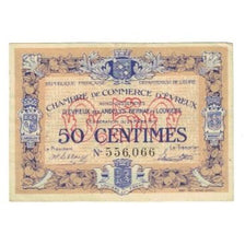 France, Evreux, 50 Centimes, 1916, Chambre de Commerce, EF(40-45), Pirot:57-8