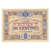France, Evreux, 50 Centimes, 1916, Chambre de Commerce, EF(40-45), Pirot:57-8