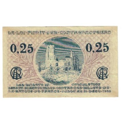 France, Arras, 25 Centimes, EF(40-45), Pirot:13-3
