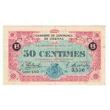 France, Cognac, 50 Centimes, 1916, EF(40-45), Pirot:49-3