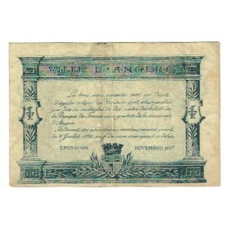 Frankreich, Angers, 25 Centimes, 1915, S, Pirot:8-8