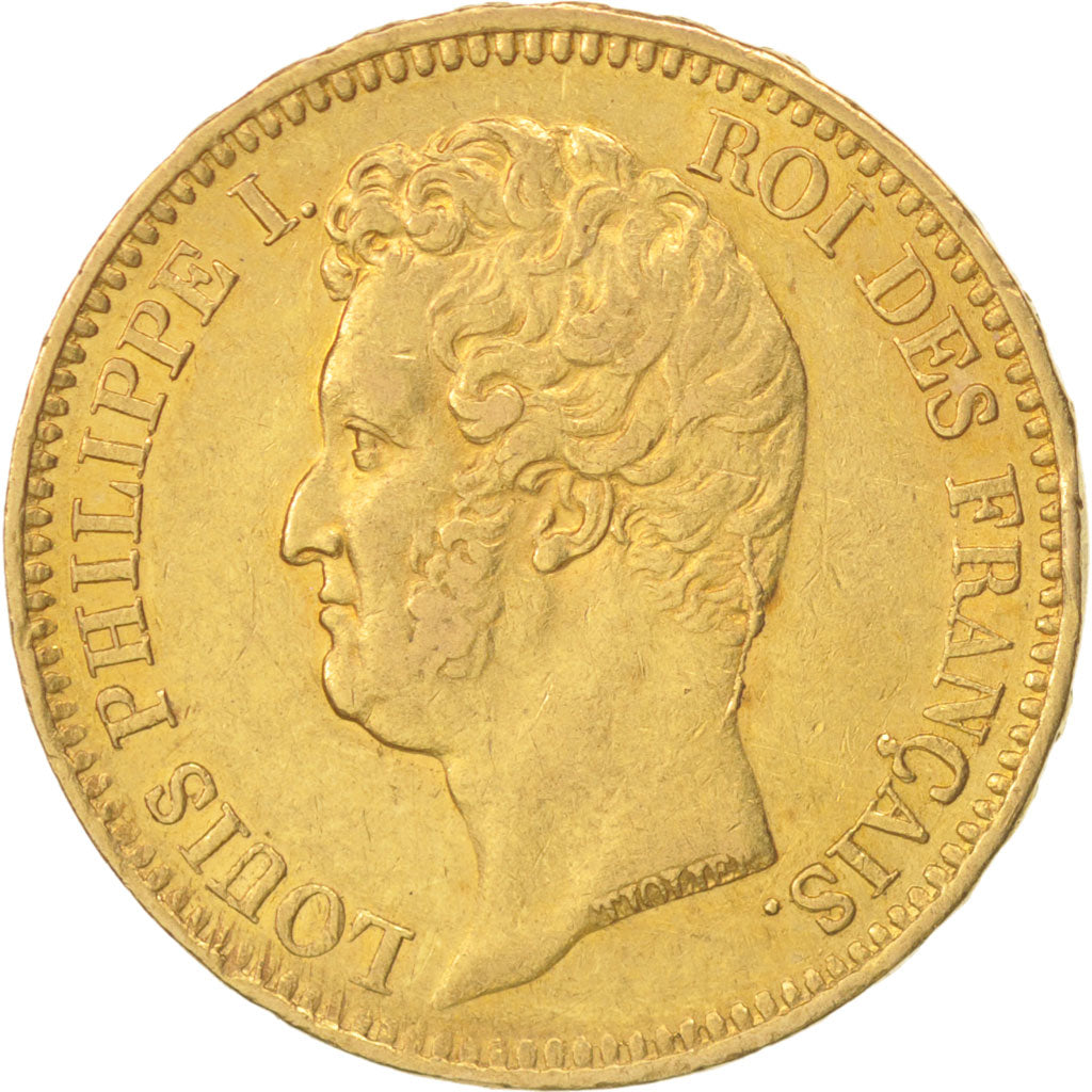 France, Louis-Philippe,20 Francs,1831,Paris,EF(40-45),Gold,KM:746.1,Gadoury1030a