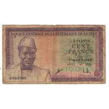 Banknote, Guinea, 100 Francs, 1960, 1960-03-01, KM:13a, VF(20-25)