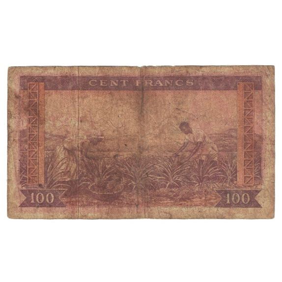 Banknote, Guinea, 100 Francs, 1960, 1960-03-01, KM:13a, VF(20-25)