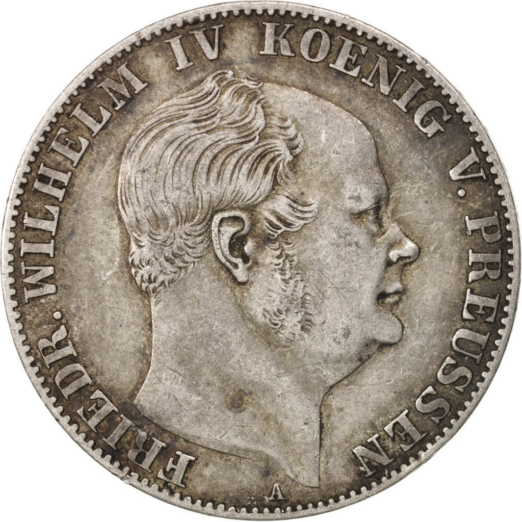 German States, PRUSSIA, Friedrich Wilhelm IV, Thaler, 1859, Berlin, KM 471