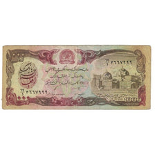 Billete, 1000 Afghanis, Afganistán, KM:61a, MBC