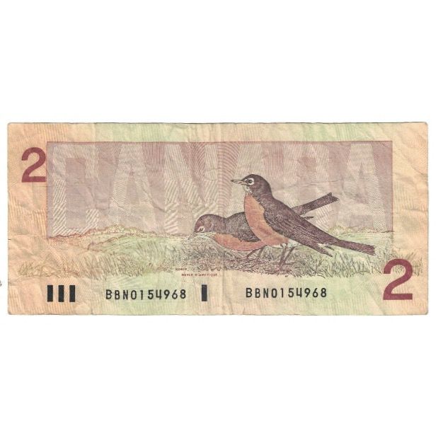 Billete, 2 Dollars, 1986, Canadá, KM:94b, MBC